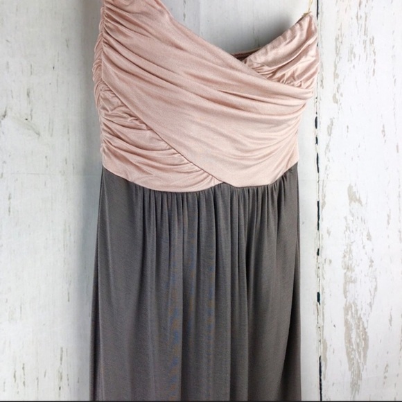 Aqua Draped Strapless Mini Dress - Picture 5 of 11